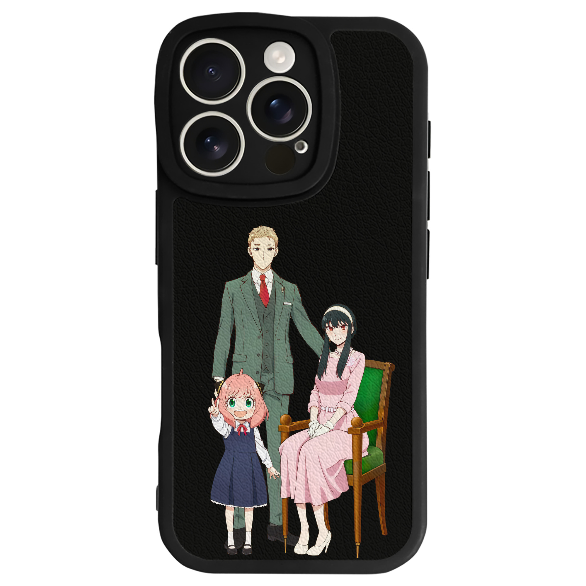 （画像用） SPY×FAMILY间谍家家酒 【iPhone 16シリーズ対応】シリコンスマホケース（レザー調） 材質：シリコン